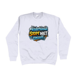 Sweat Shirt - Kinderhandel Stopt Niet Vanzelf | Full Color printed Clothing
