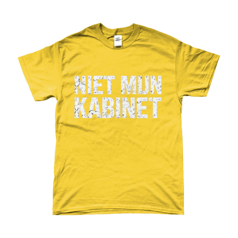 T-Shirt - Niet Mijn Kabinet | Full Color bedrukte Kleding