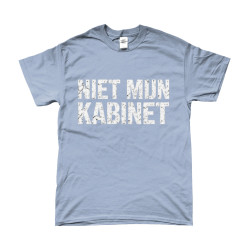 T-Shirt - Niet Mijn Kabinet | Full Color bedrukte Kleding
