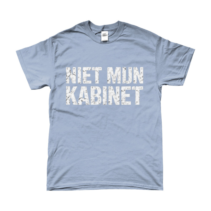 T-Shirt - Niet Mijn Kabinet | Full Color bedrukte Kleding
