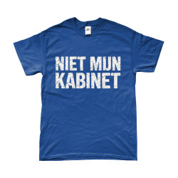 T-Shirt - Niet Mijn Kabinet (Not My Cabinet)| Full Color printed Clothing