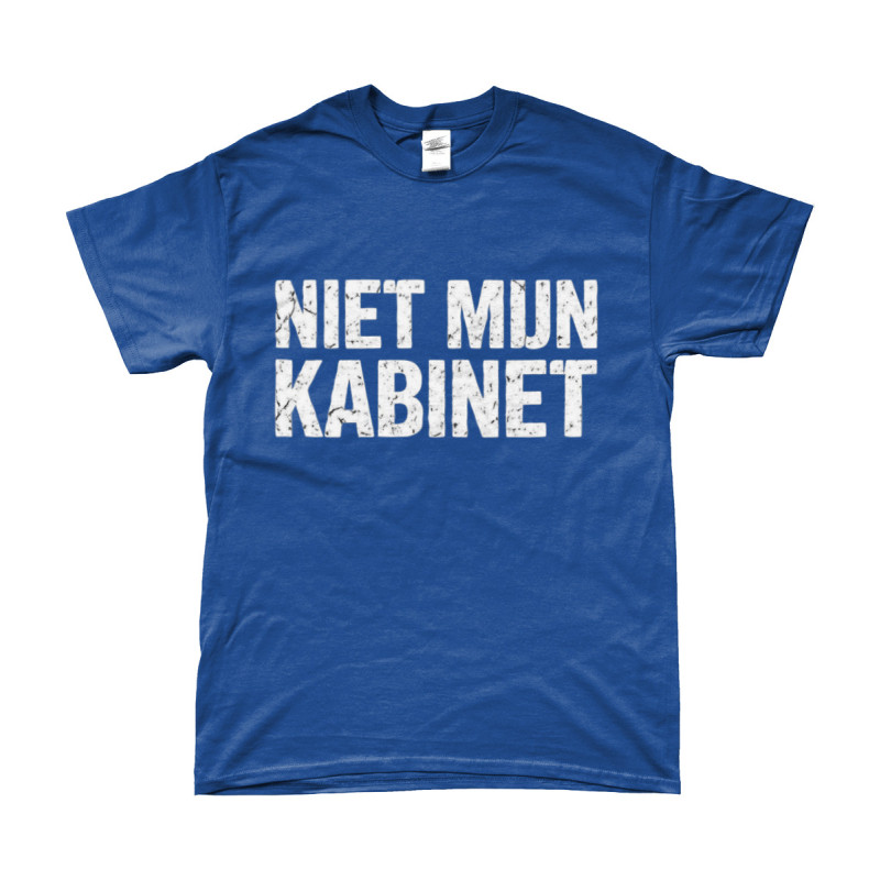 T-Shirt - Niet Mijn Kabinet (Not My Cabinet)| Full Color printed Clothing