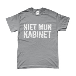 T-Shirt - Niet Mijn Kabinet | Full Color bedrukte Kleding