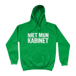 Hoodie - Niet Mijn Kabinet | Full Color bedrukte Kleding