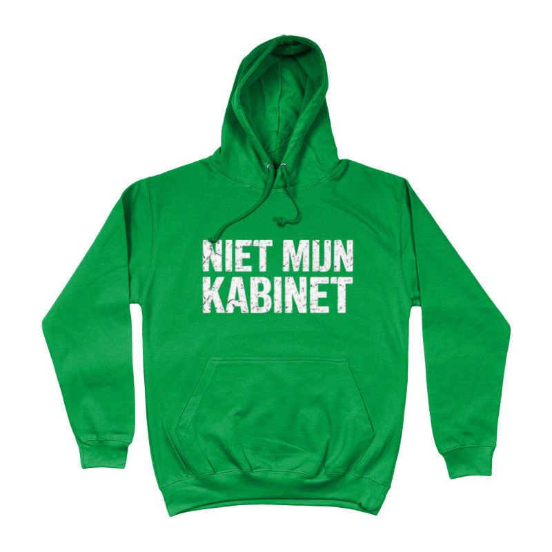 Hoodie - Niet Mijn Kabinet | Full Color bedrukte Kleding