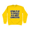 Sweater - Gedraag je als de Overheid en je wordt gearresteerd | Full Color bedrukte Kleding