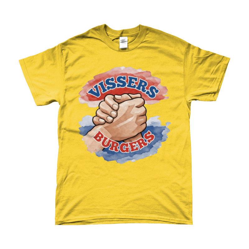 T-Shirt - Vissers Burgers | Bedrukte Kleding | Full Color