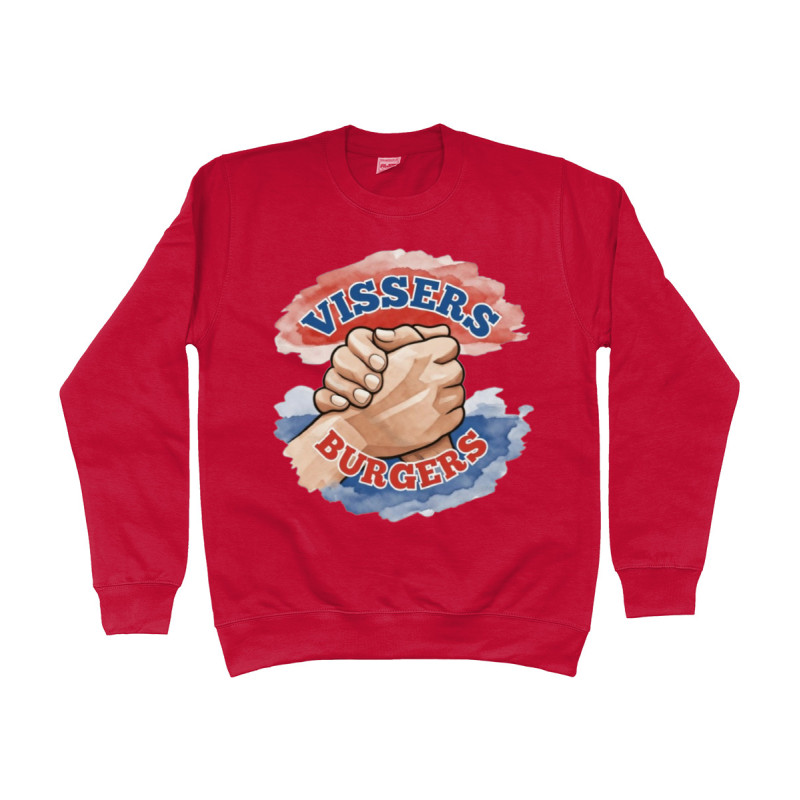 Sweater - Vissers Burgers | Full Color bedrukte Kleding