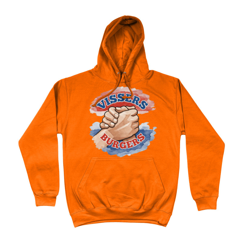 Hoodie - Vissers Burgers | Full Color bedrukte Kleding