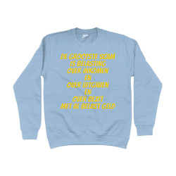Sweater - De Grootste Scam is Belasting | Full Color bedrukte Kleding