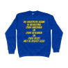 De Grootste Scam is Belasting (The Biggest Scam is Taxes) | Full Color Printed Sweat Shirt