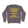 De Grootste Scam is Belasting (The Biggest Scam is Taxes) | Full Color Printed Sweat Shirt